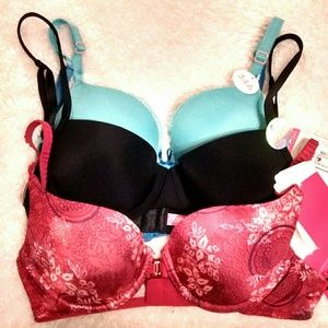 NEW 34A Bra bundle X-BRA 3 way convertible push up